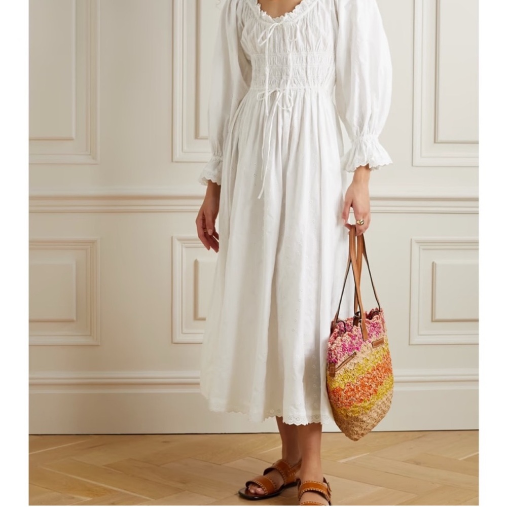 Doen Isolde dress in salt white size M